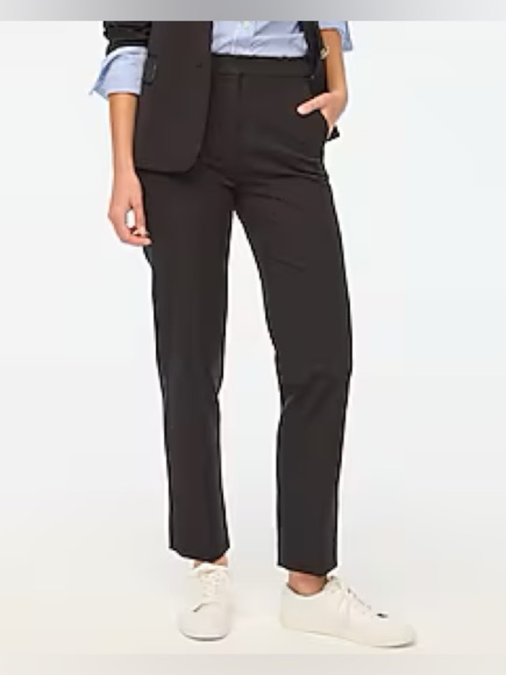 J.Crew Tall Kallie straight-leg pant in black